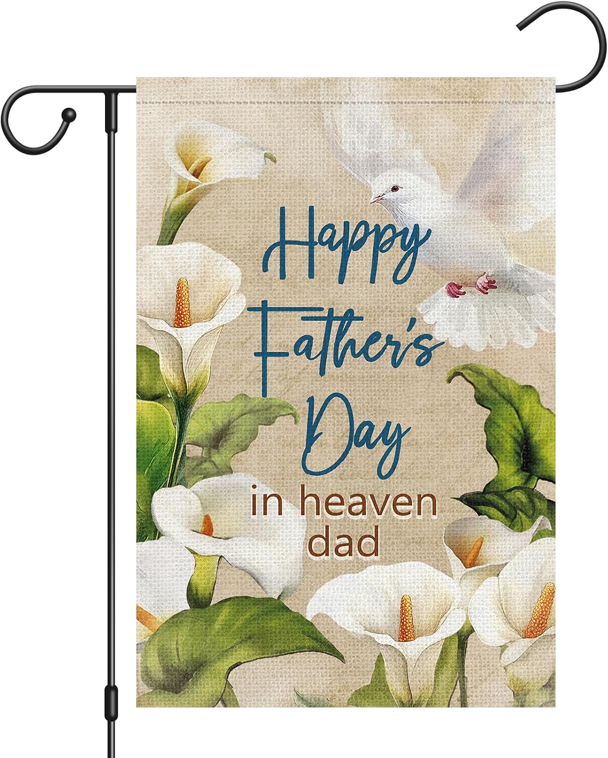 Bandera jardín 12x18" doble cara Happy Father's Day