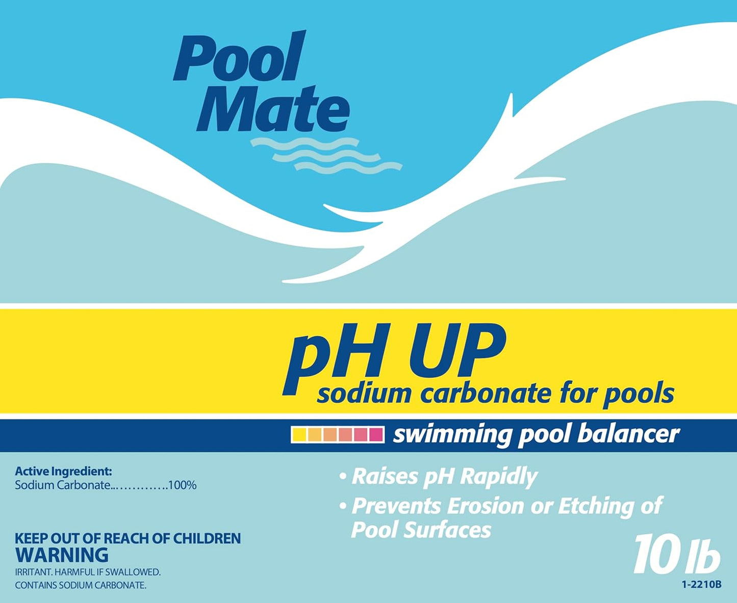 pH Up para Piscinas 10 Libras 100 Carbonato Sodio