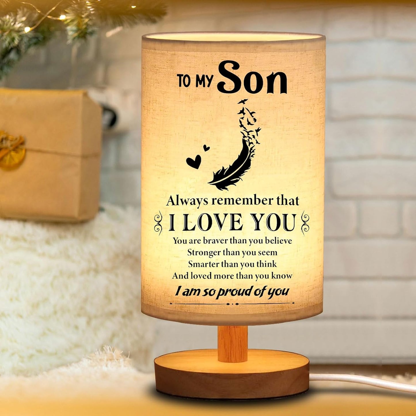 Lámpara de Mesa Regalo para Hijo Navidad y Cumpleaños