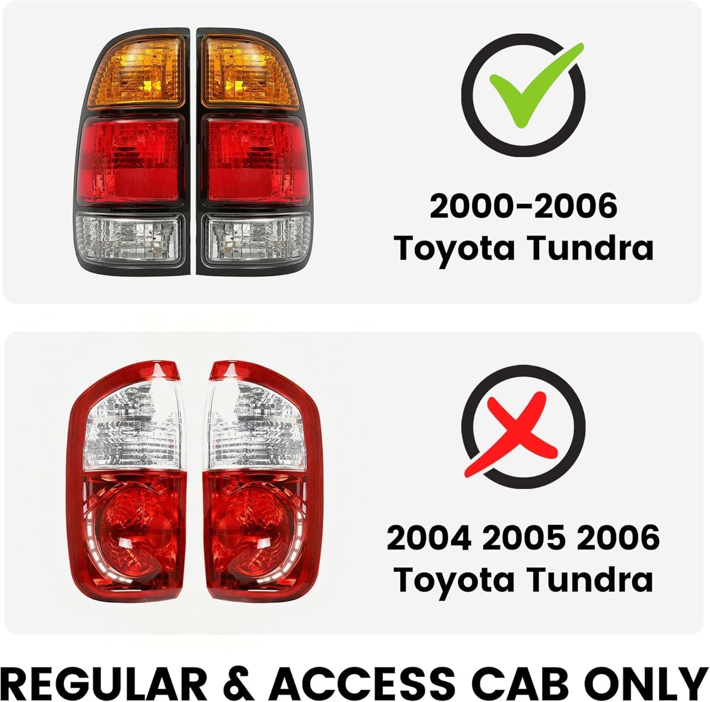 Luz trasera halógena comp Toyota Tundra 00-06 pasajero