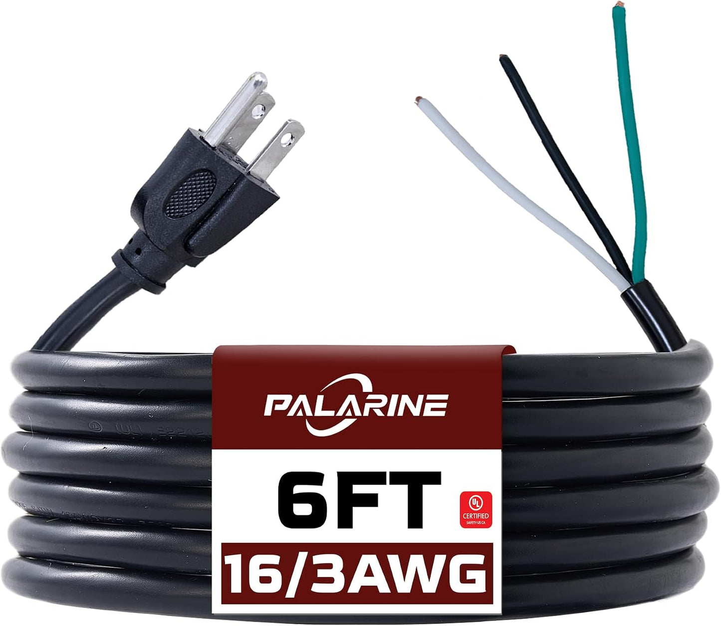 Cable extensión 6ft 16/3 clavijas UL herramientas
