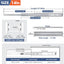 Deslizadores cajones 14" 150lb rieles repuesto