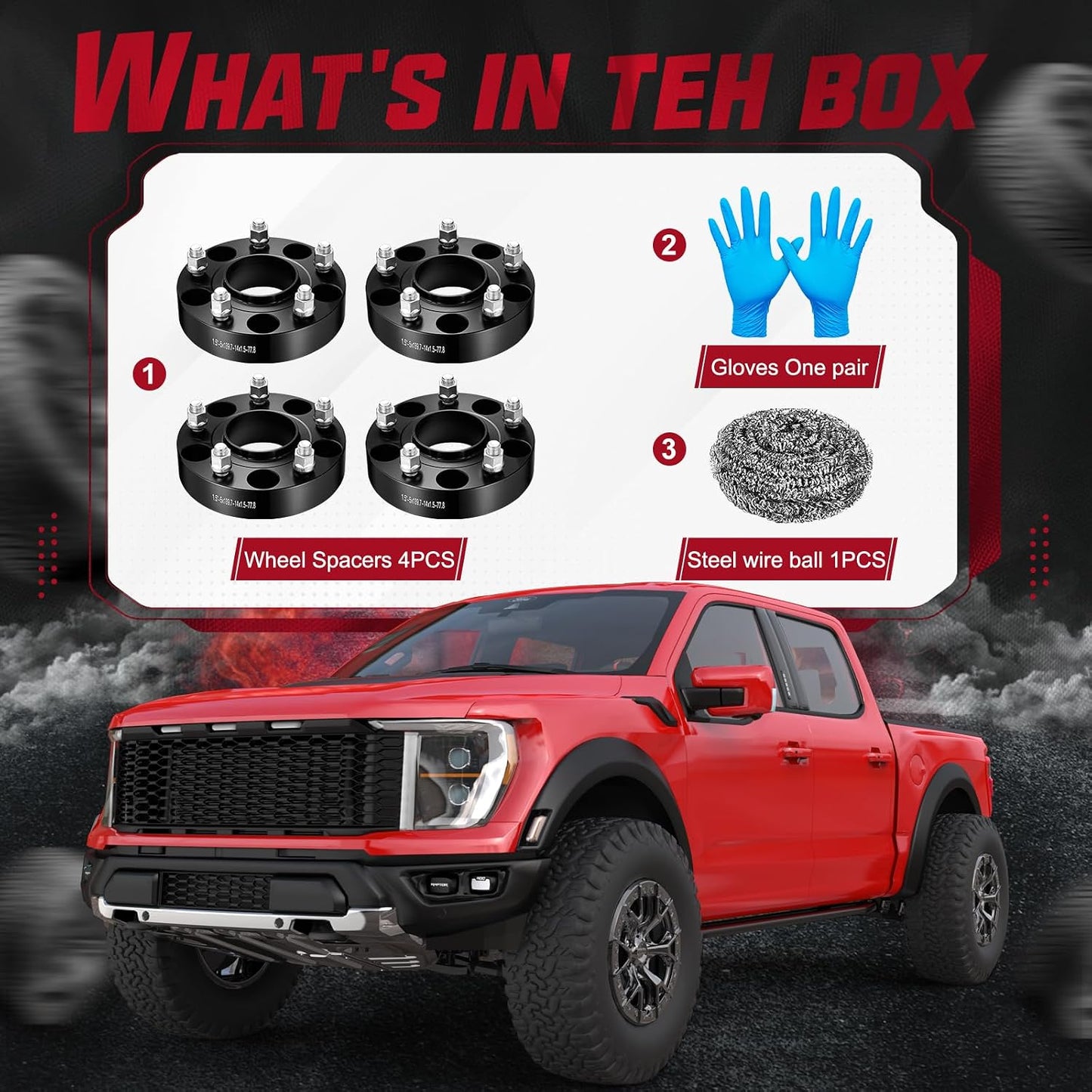 Espaciador rueda 1.25" para Jeep JK WK WJ