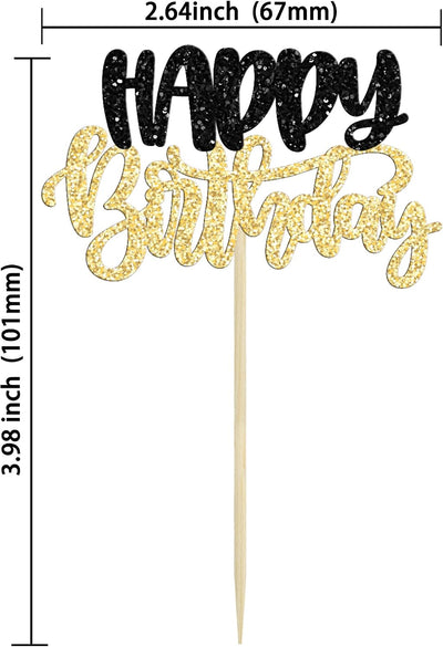 24 Pzas Decoración Cupcakes Doble Capa Purpurina Fiesta