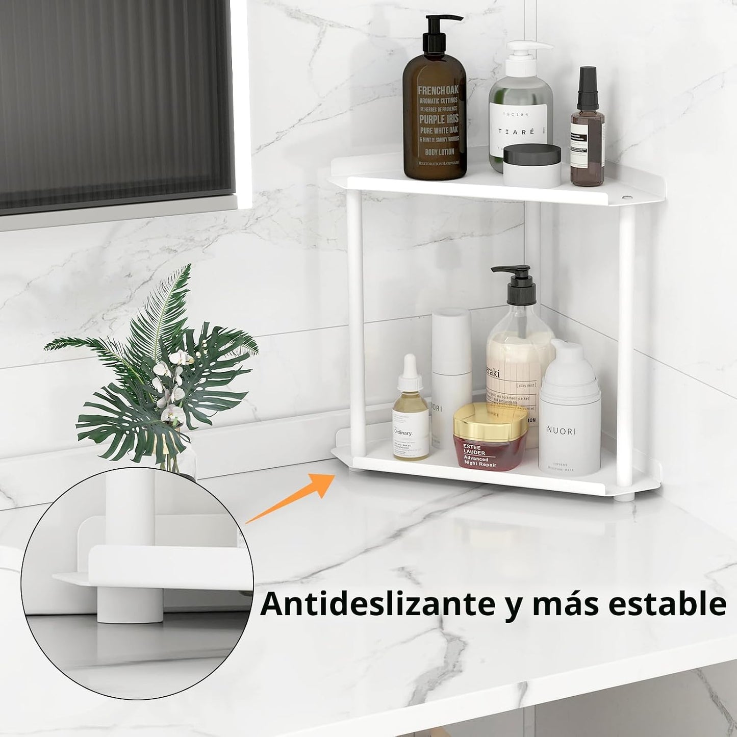 Organiz. esquina baño cocina sala dormitorio