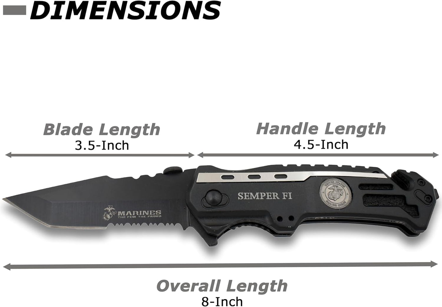 Cuchillo plegable multi 4.75pulg