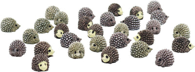 30 Figuras Erizo Decoración Jardín Miniatura