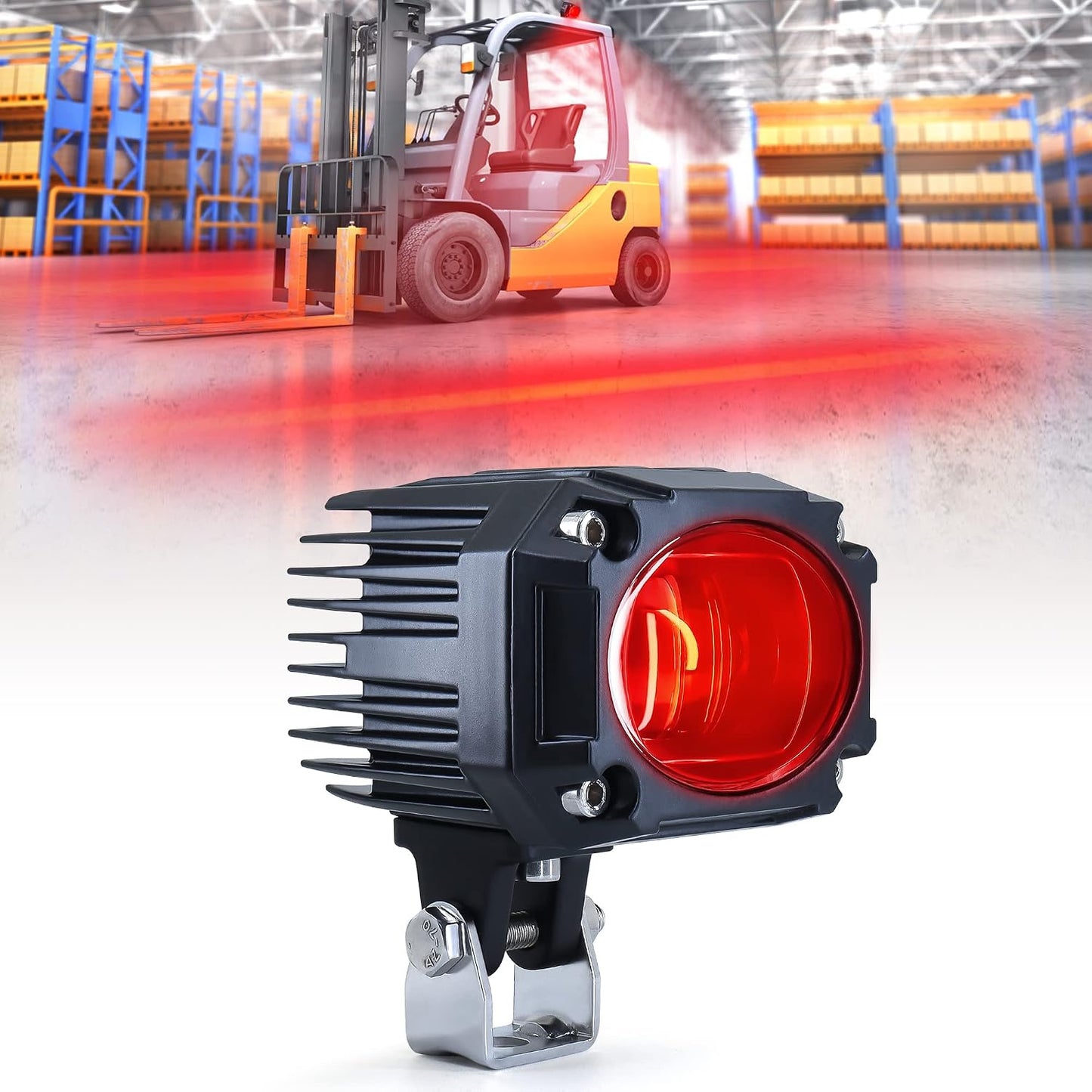 Luz LED seguridad carretilla 10W 10-80V almacén