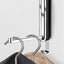 Perchero plástico ABS para cocina y baño 1.0x7.3x1.0pulg