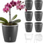 Macetas autoriego 5pulg con drenaje set 6 para violeta africana