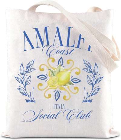 Bolso Tote Capri Italia Amalfi Blanco