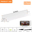 Estante acrílico pared 18" set 2 decoración