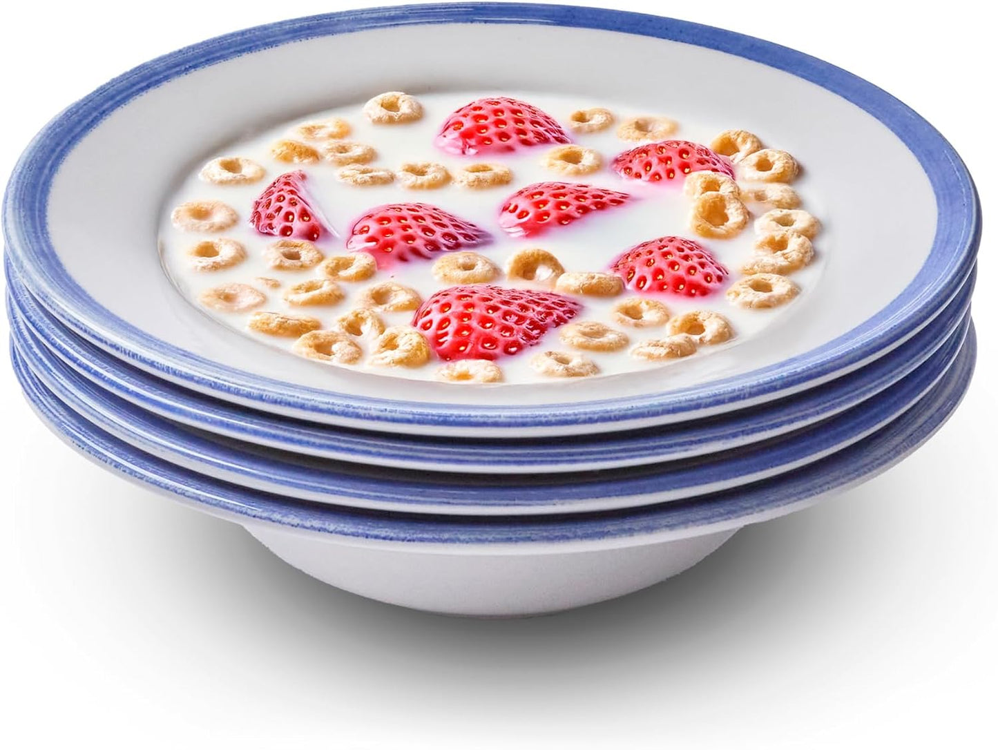Tazón avena set 4 cuencos barro microondas duradero