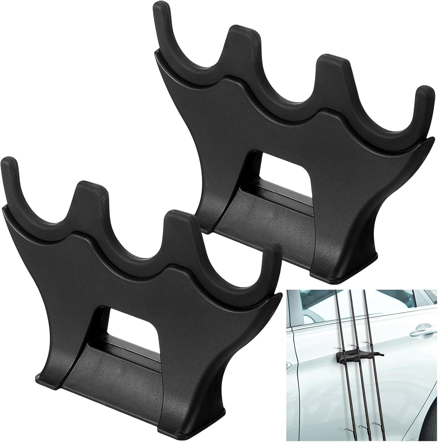 2 Soportes Magnéticos para Caña de Pescar Camión Cama Puerta