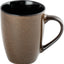 Taza cerámica 12oz para café con asa marrón