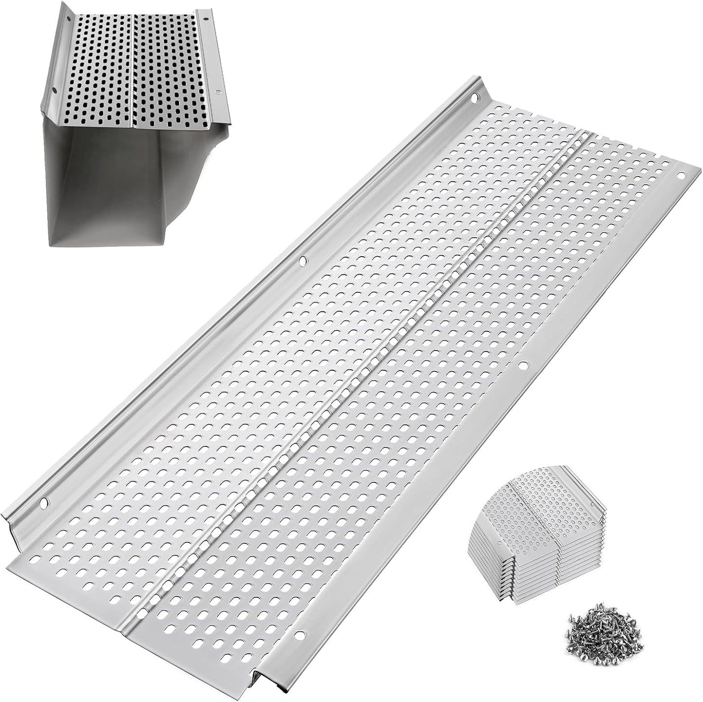 Protector canalón aluminio 5pulg pack 10-40ft