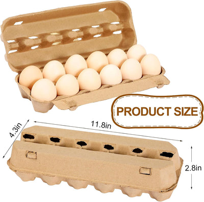 Pack 25 Cartones Huevos Vacíos 12uds Reutilizables