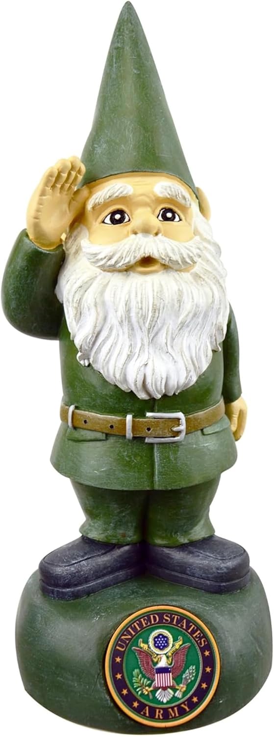 Gnomo militar oficial ejército EE.UU. 13.25pulg