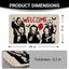 Tapete antiderrap Halloween personajes terror sangriento