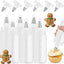 6 Botellas Glaseado 4oz Con 6 Puntas Tubo