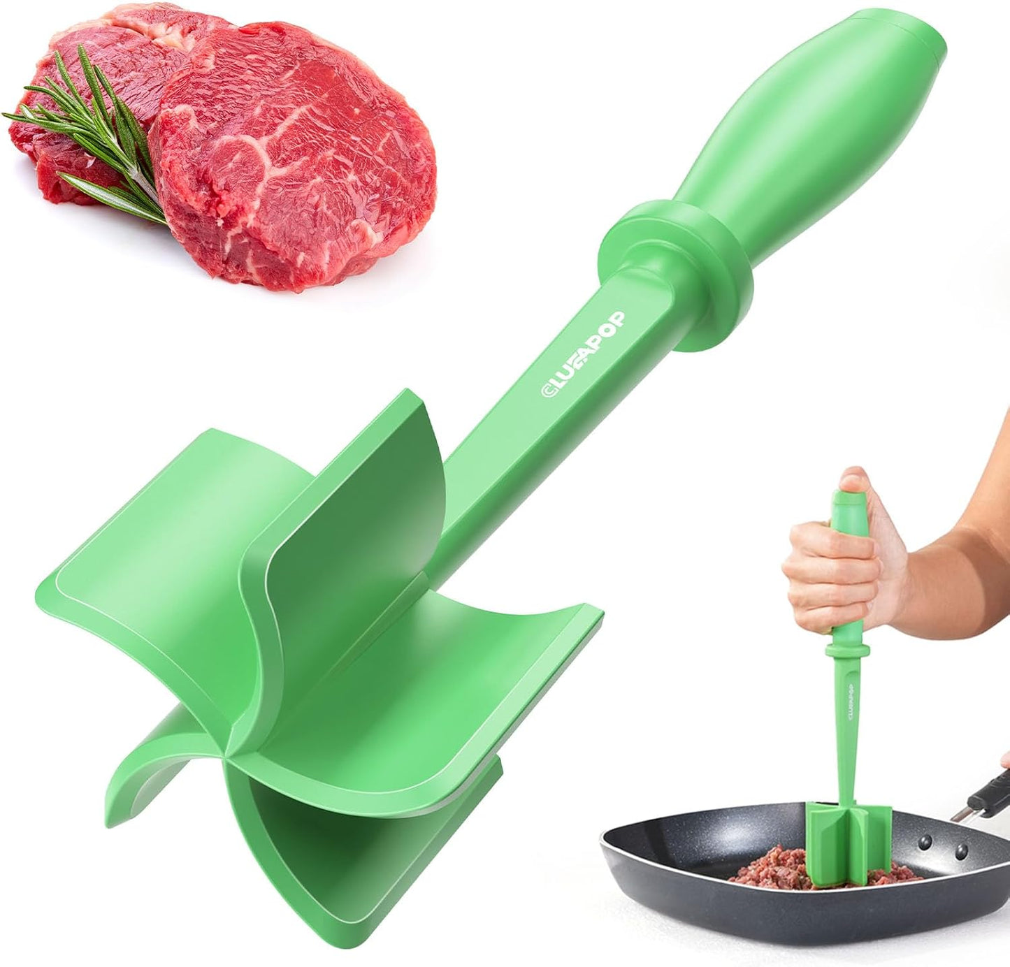 Picador carne y triturador patatas nylon resistente 11pulg