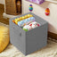 Cubos plegables tela con asas 10.5x11" organiz. armario