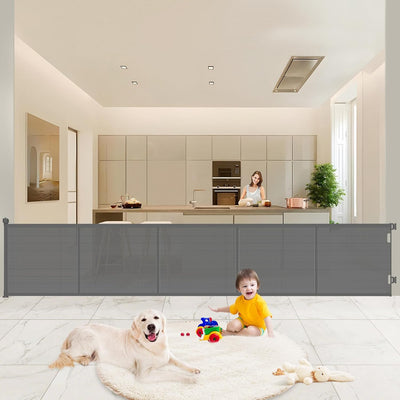 Puertas retráctiles para bebés y perros 120" anchas