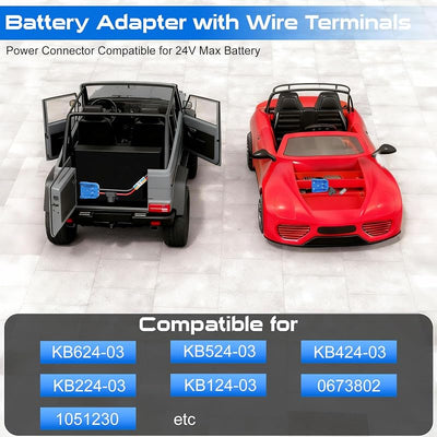 Adaptador rueda Power Ride Kobalt 24V para camiones RC