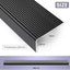 Cantonera metal negro 48" autoadhesiva antiderrap