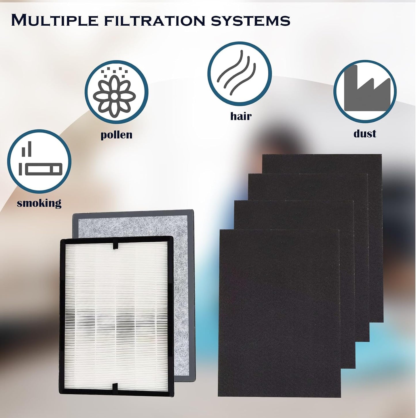 Filtro HEPA para Hunter Livepure LP350TH