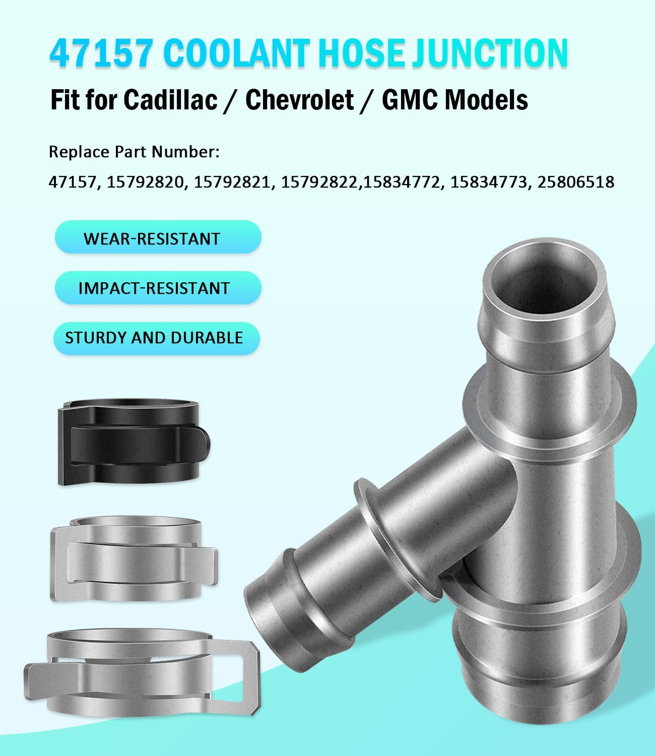 Conexión manguera refrigerante Cadillac Chevrolet GMC
