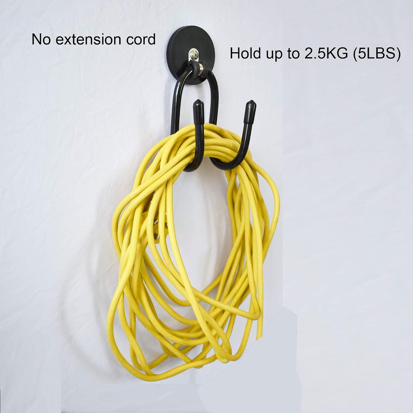 Soporte magnético cables tipo W organiz. para casa garaje