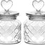 2 Pzas Frascos Vidrio Herméticos Decorativos 22oz