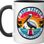 Taza Cerámica para Náutico Negro/Blanco