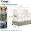 Set sillas altas Adirondack polietileno con bandeja