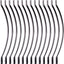 Balaustres hierro 32pulg estilo arco pack 50 negro mate