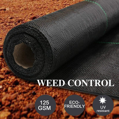 Cubierta malas hierbas jardín membrana resistente negro
