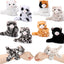 8 Pulseras Peluche Regalo Niños Caja 8"