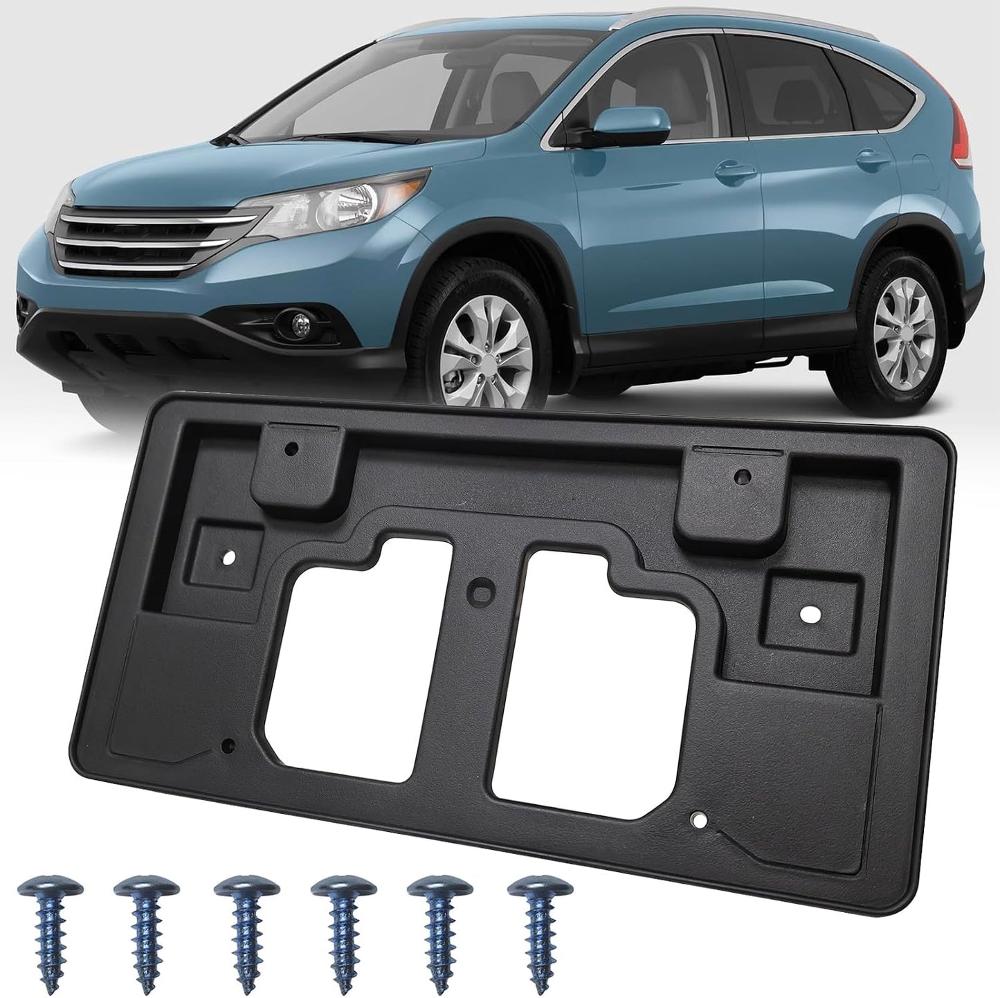 Soporte portaplacas frontal comp Honda CR-V negro