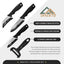 Set 7 Cuchillos Acero Inox Apta Lavavajillas Con Pelador