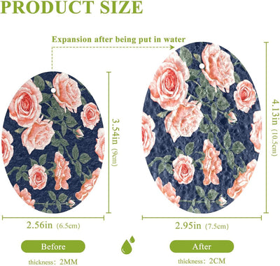 Esponjas cocina floral antiarañazos paquete 3