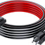 Cable extensión 25ft 3 clavijas certificado ETL para exteriores