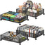 4 Pzas Organiz. Plegable Cama con Asas y Ruedas