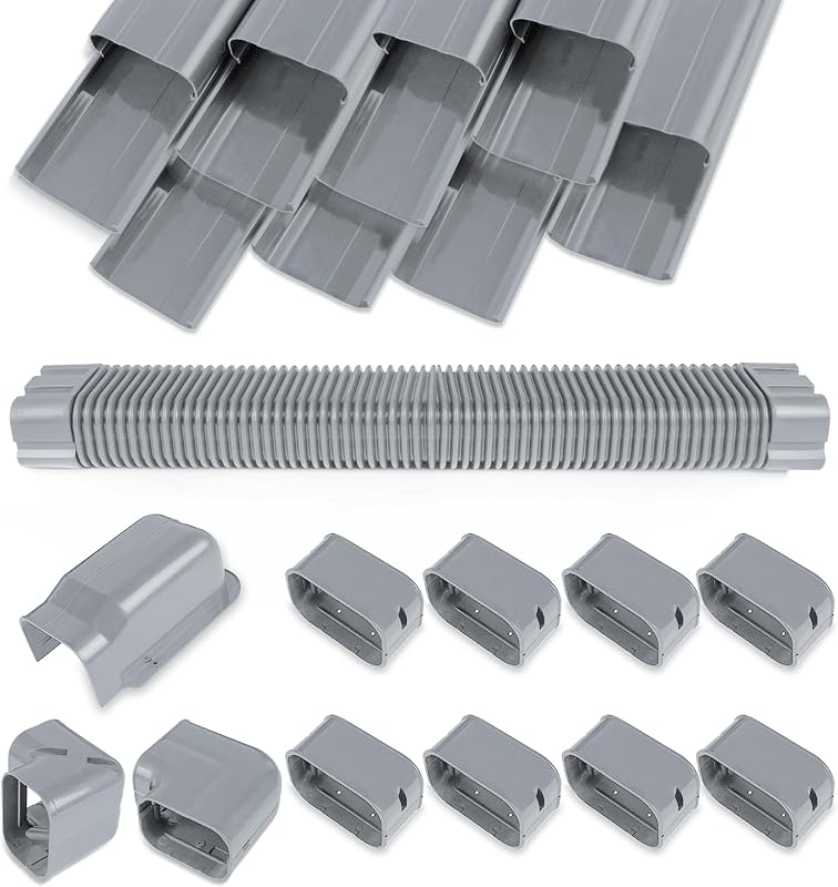 Cubierta PVC dividida 4" 13.5 ft para sistemas CA central