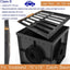Rejilla drenaje hierro fundido 16x16pulg para lavabo