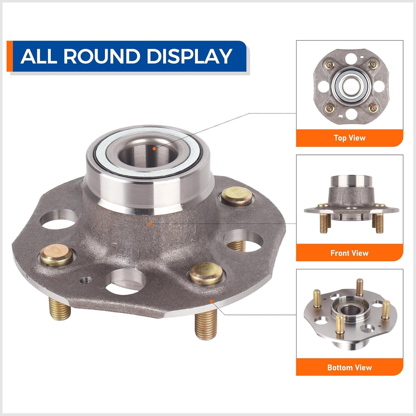 Conjunto rodamiento cubo rueda trasera Honda Accord 98-02