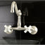 Grifo cocina vintage níquel cepillado 8.5x8x6"