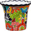Maceta cerámica Talavera 10x12pulg pintada a mano