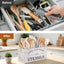 2 Soportes Utensilios Madera 6.7x6.18" Organiz. Cocina