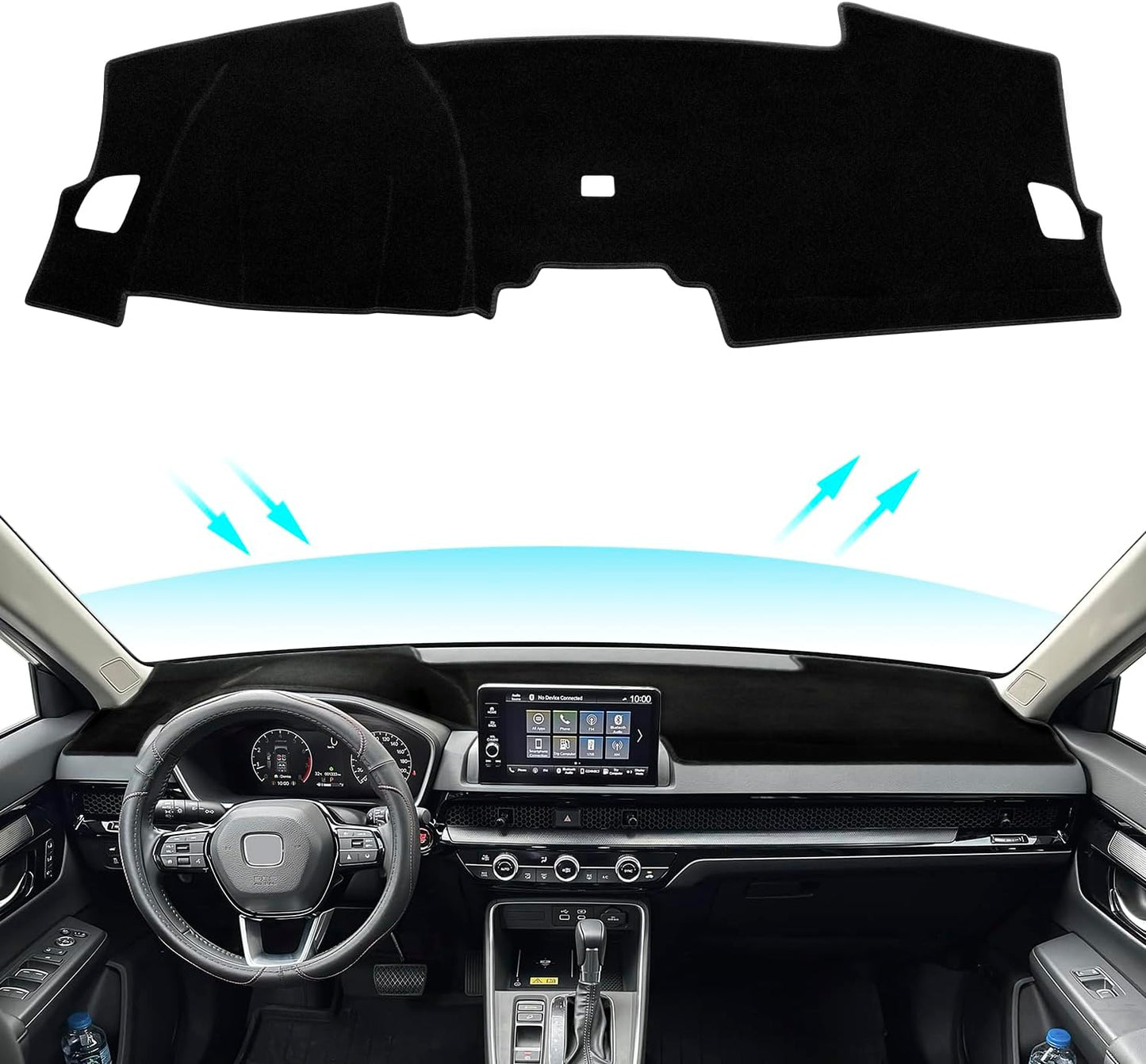Cubierta salpicadero Honda CRV 23-26 antiderrap negro